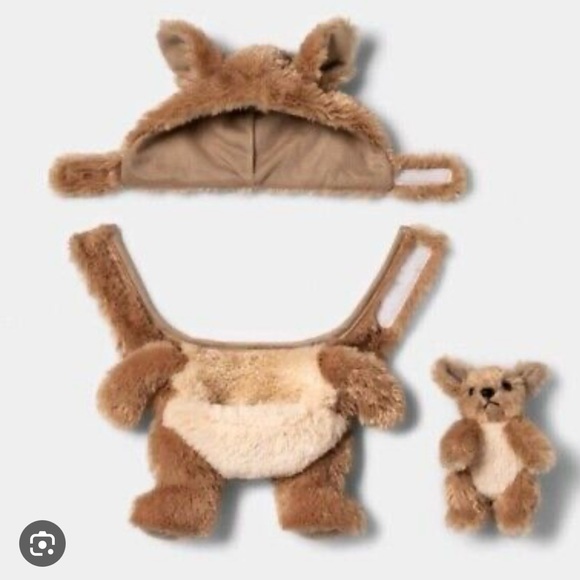Pet kangaroo costume set size XS. - Picture 2 of 9